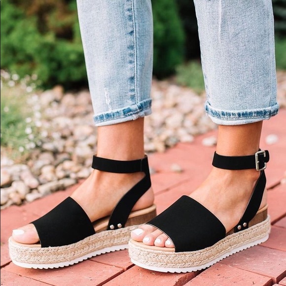 Soda Shoes - Soda Boutique Flatform Sandals